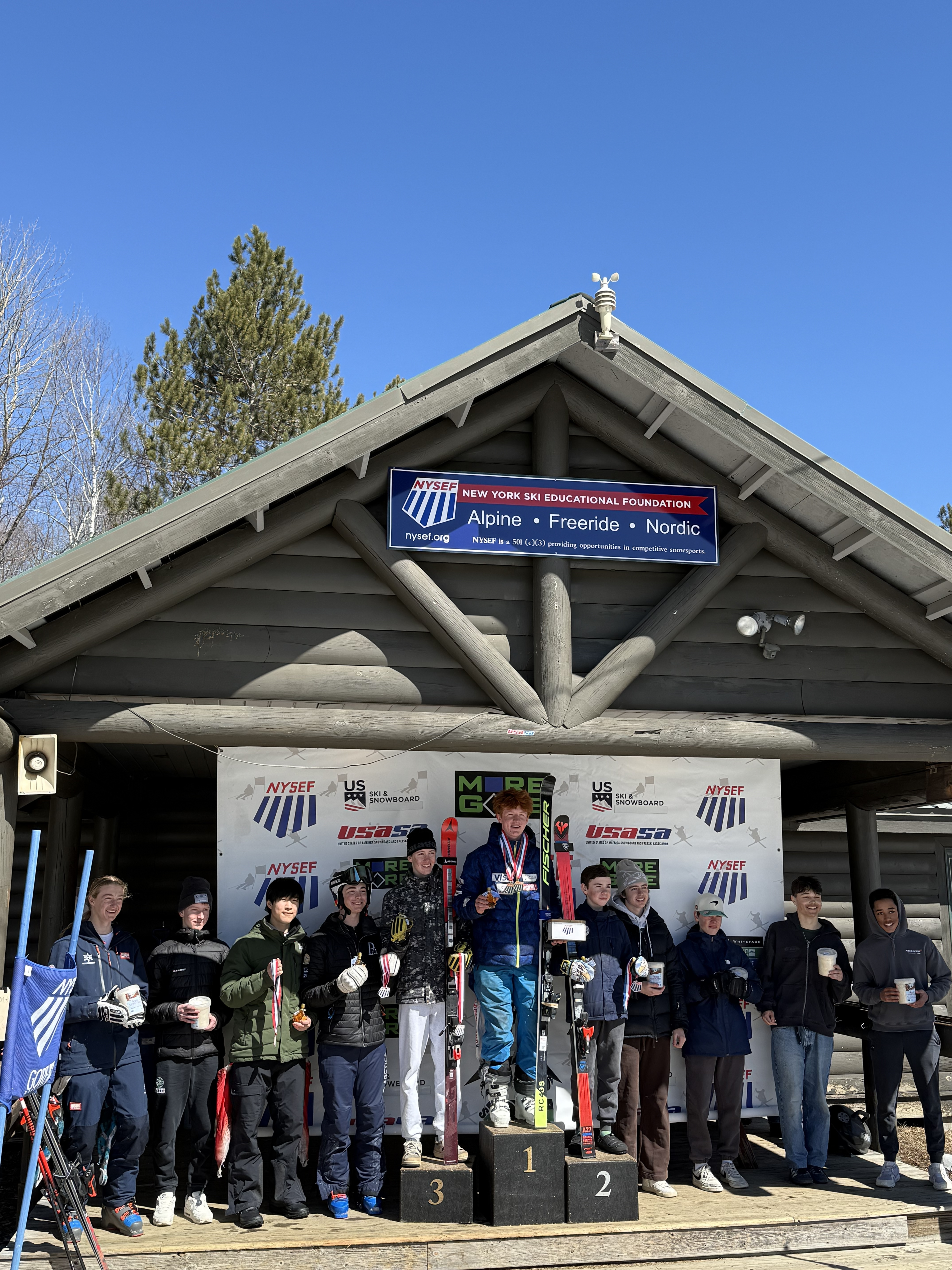 Eastern Finals Super G Podium.